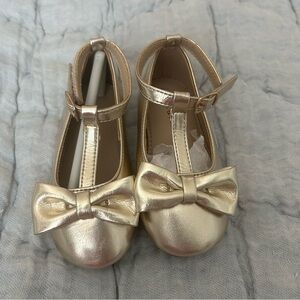 Gold Toddler Flats